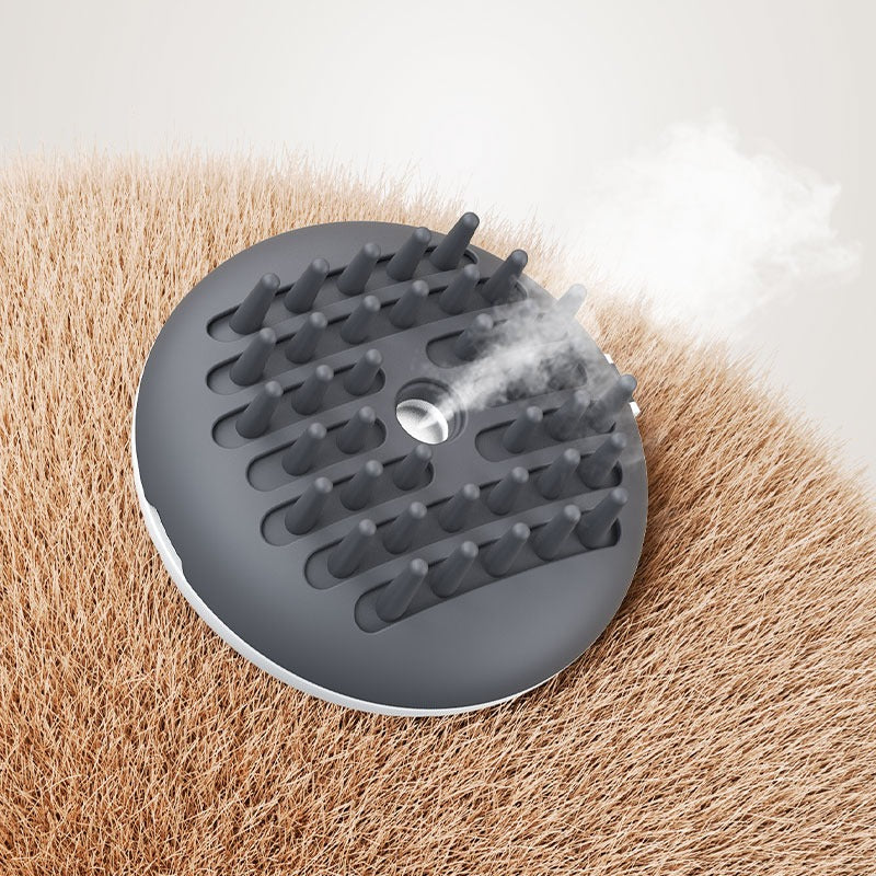 PC01 |3 in 1 Electric Anti-splashing Cat Brush With Steam Spray for Massage Pet Grooming Comb Hair Removal